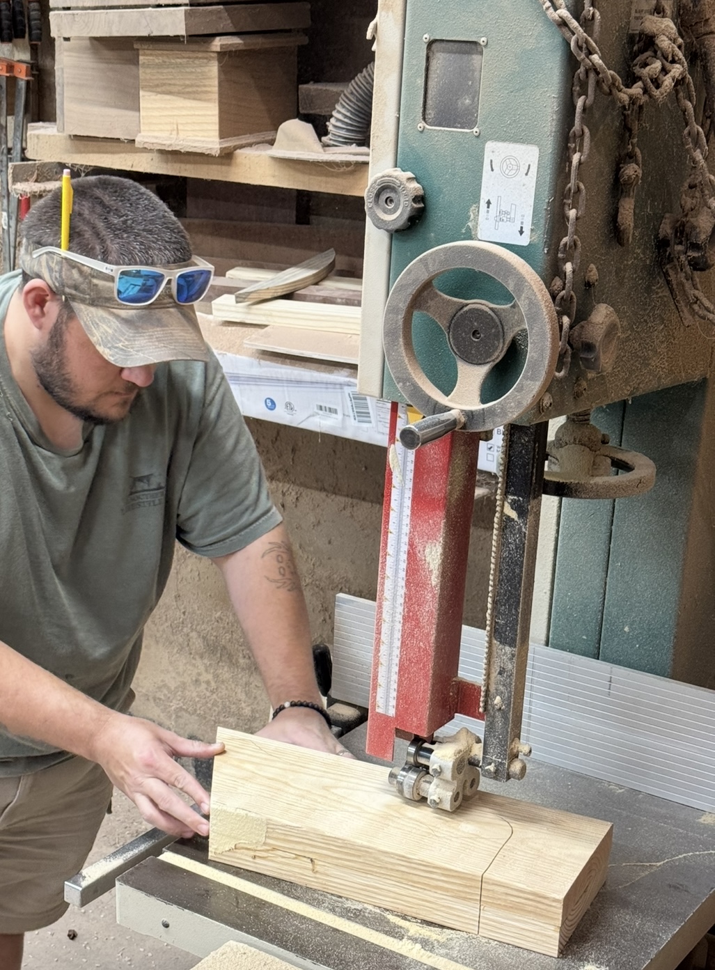 zach watkins performing woodwork